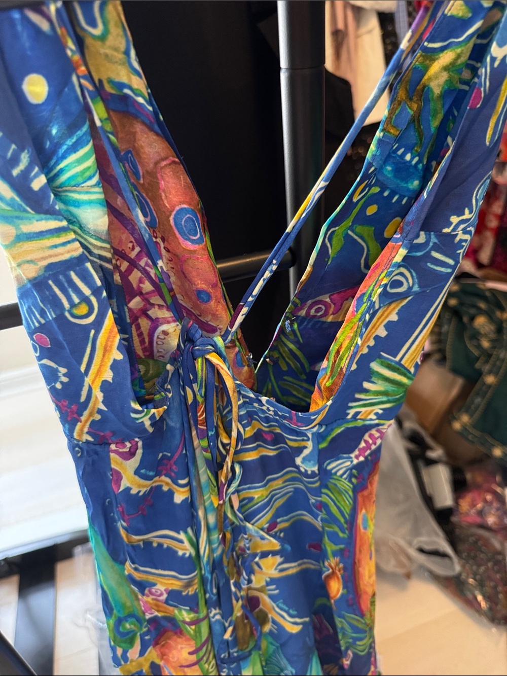 FARM Rio Deep Sea Maxi Dress - Picture 8 of 14